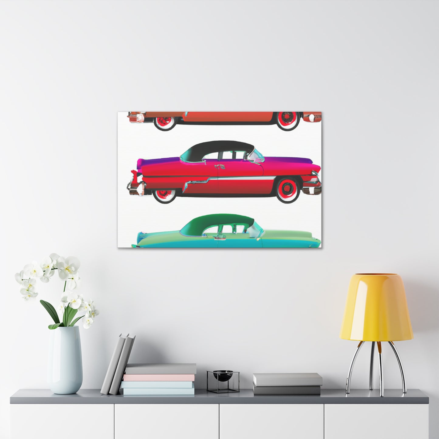 Vintage Valiant - Automobile - Canvas