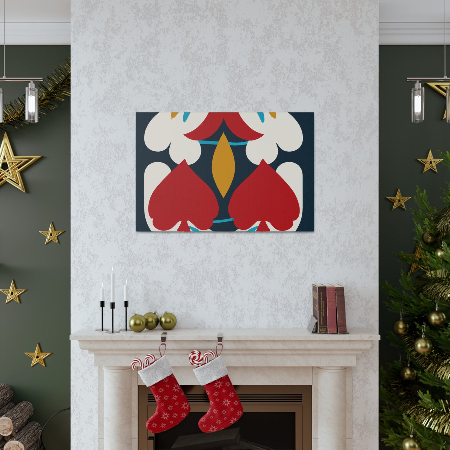 Glowfinch - Midcentury Canvas