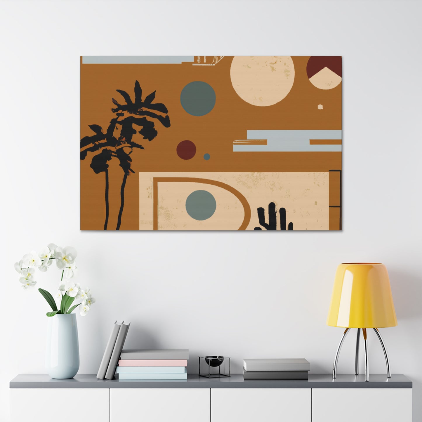 Bird's Eye Glimpse - Midcentury - Canvas