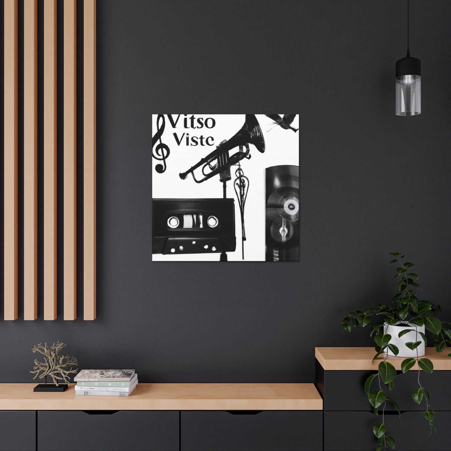Viste Set - Retro Music and Film Canvas