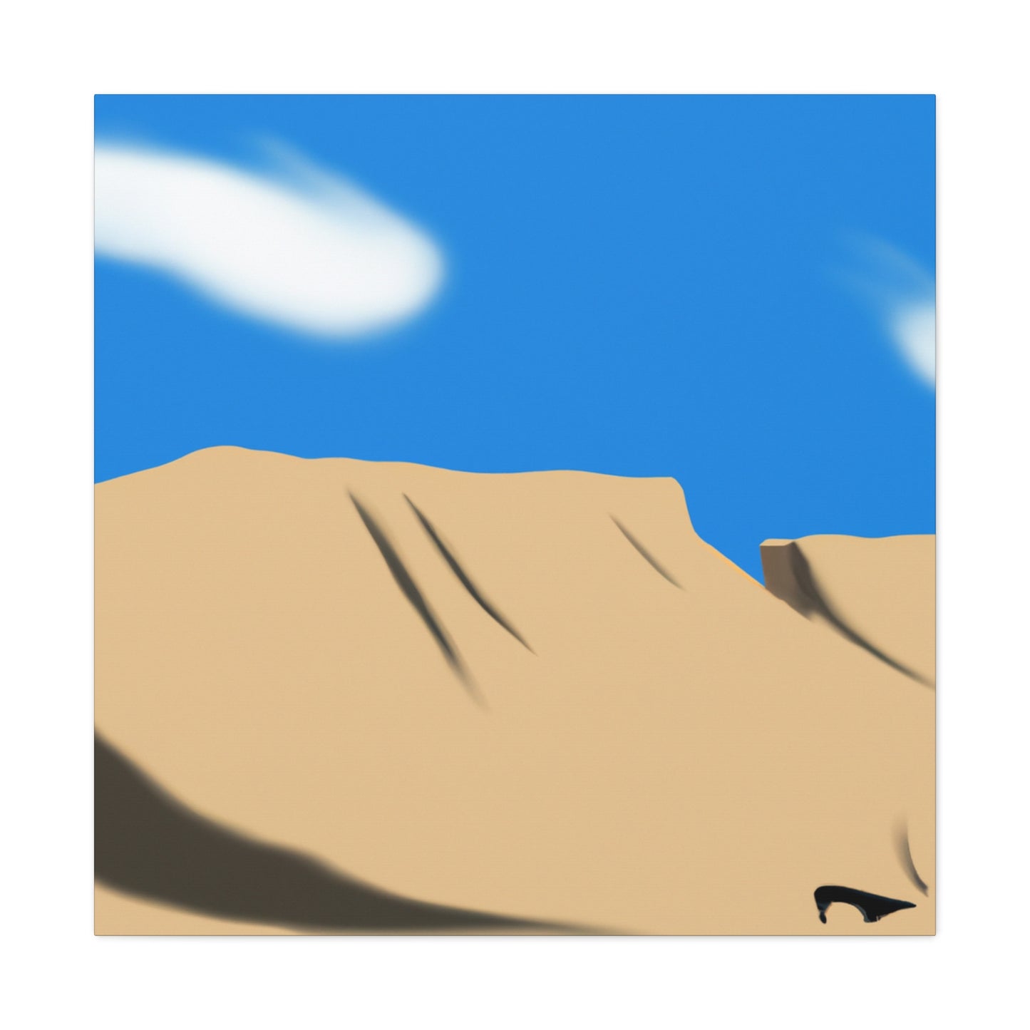 Sahara Oasis - Landscape - Canvas