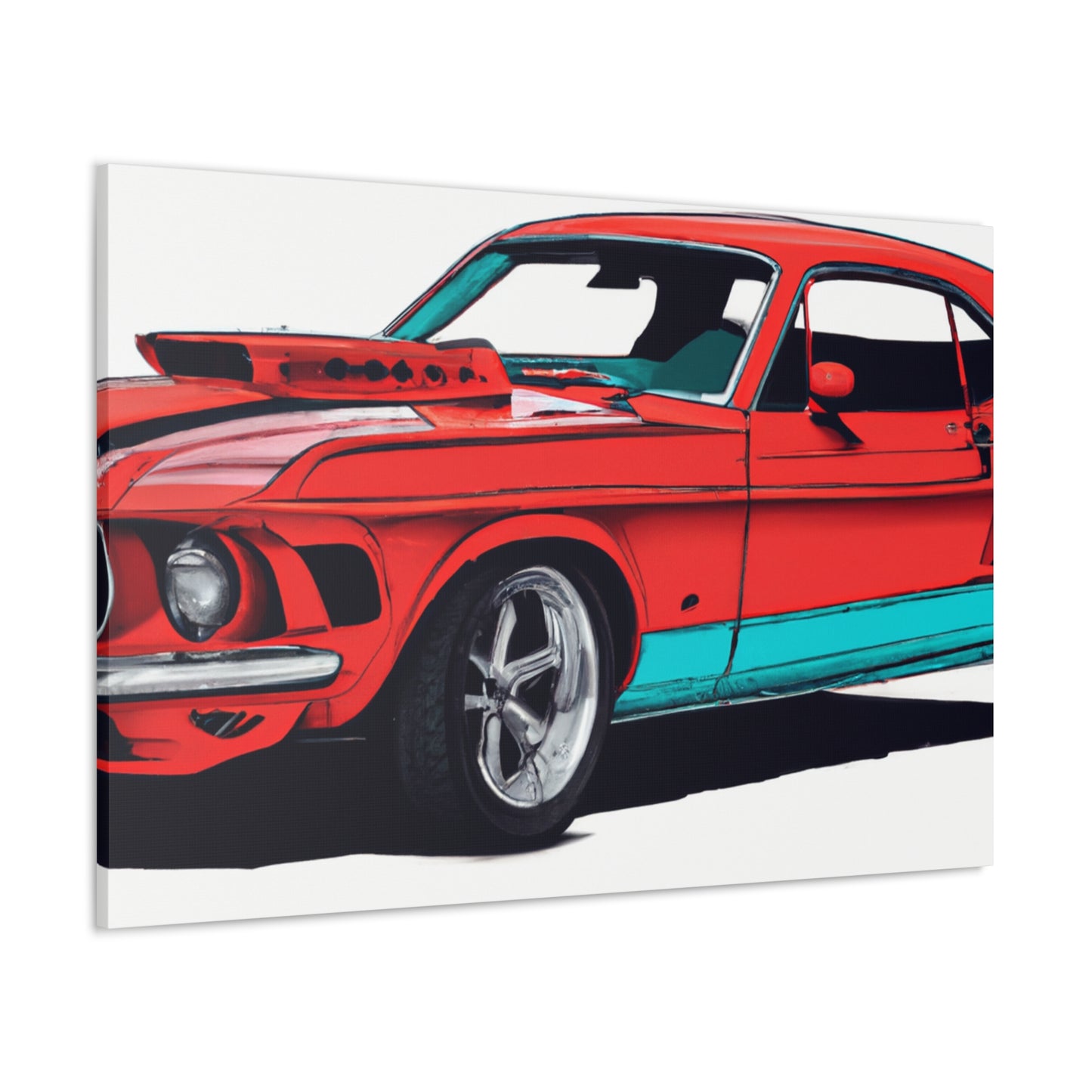 Backfire Beast - Automobile - Canvas