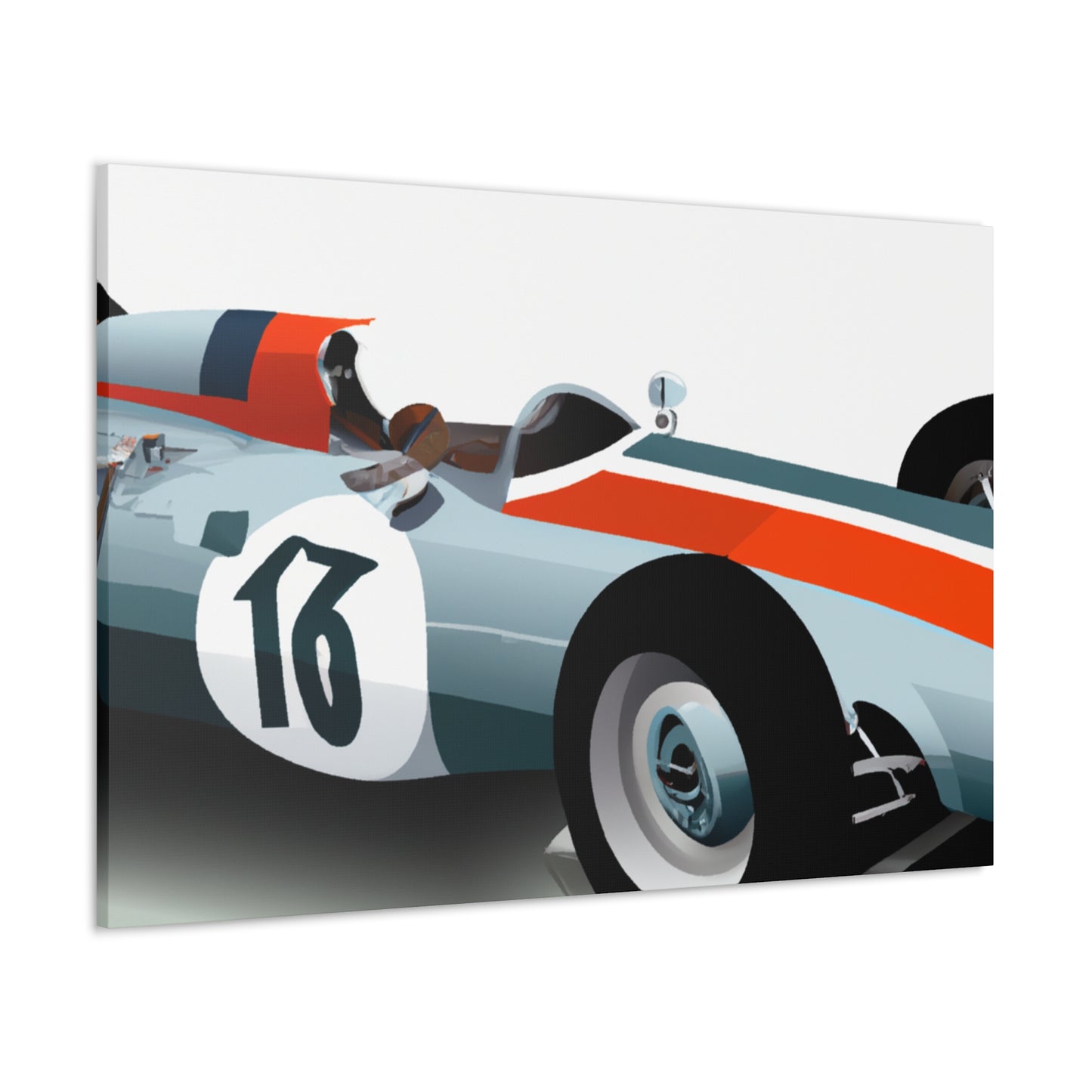Vintage Roadrunner - Automobile - Canvas