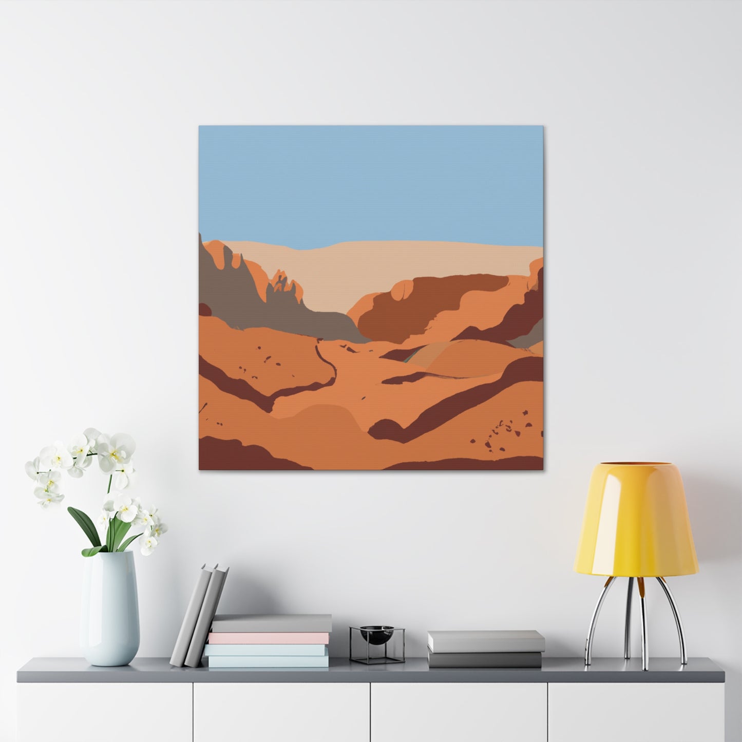 Dusty Paradise - Landscape - Canvas
