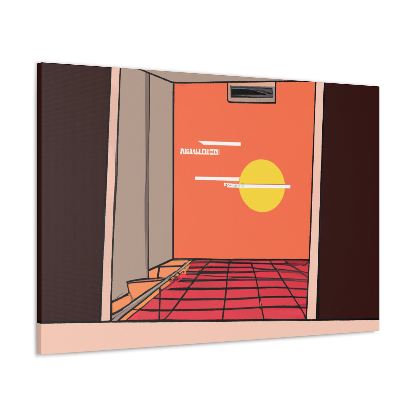 Retro Garden Glow - Midcentury - Canvas