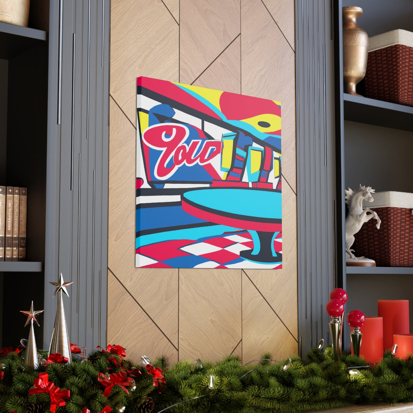 'The Juke Box Diner' - Canvas - Pop Art