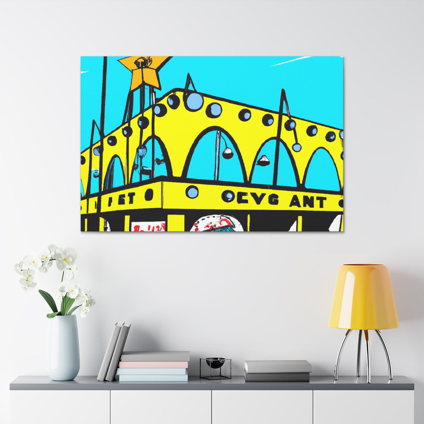 Sock-Hop-A-Round. - Pop Art Canvas