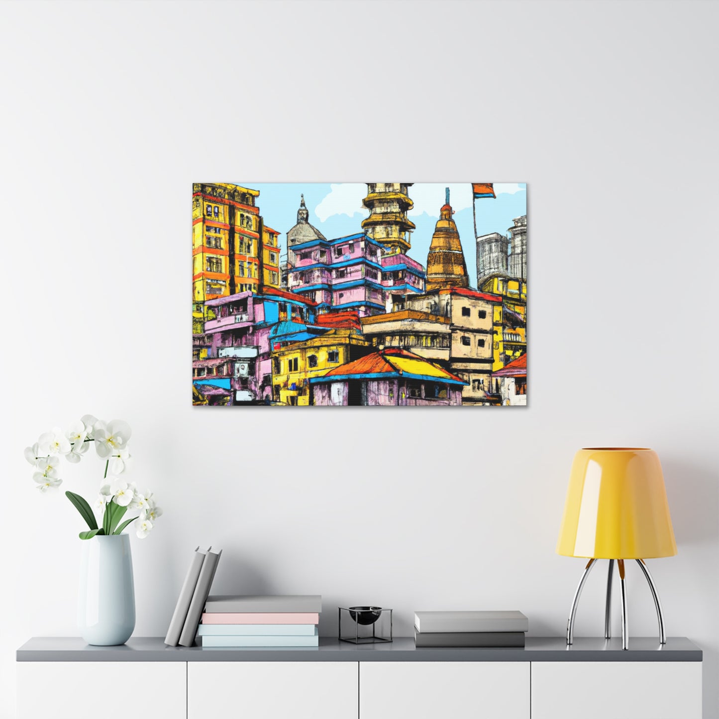 Golden Triangle - Destination India - Canvas