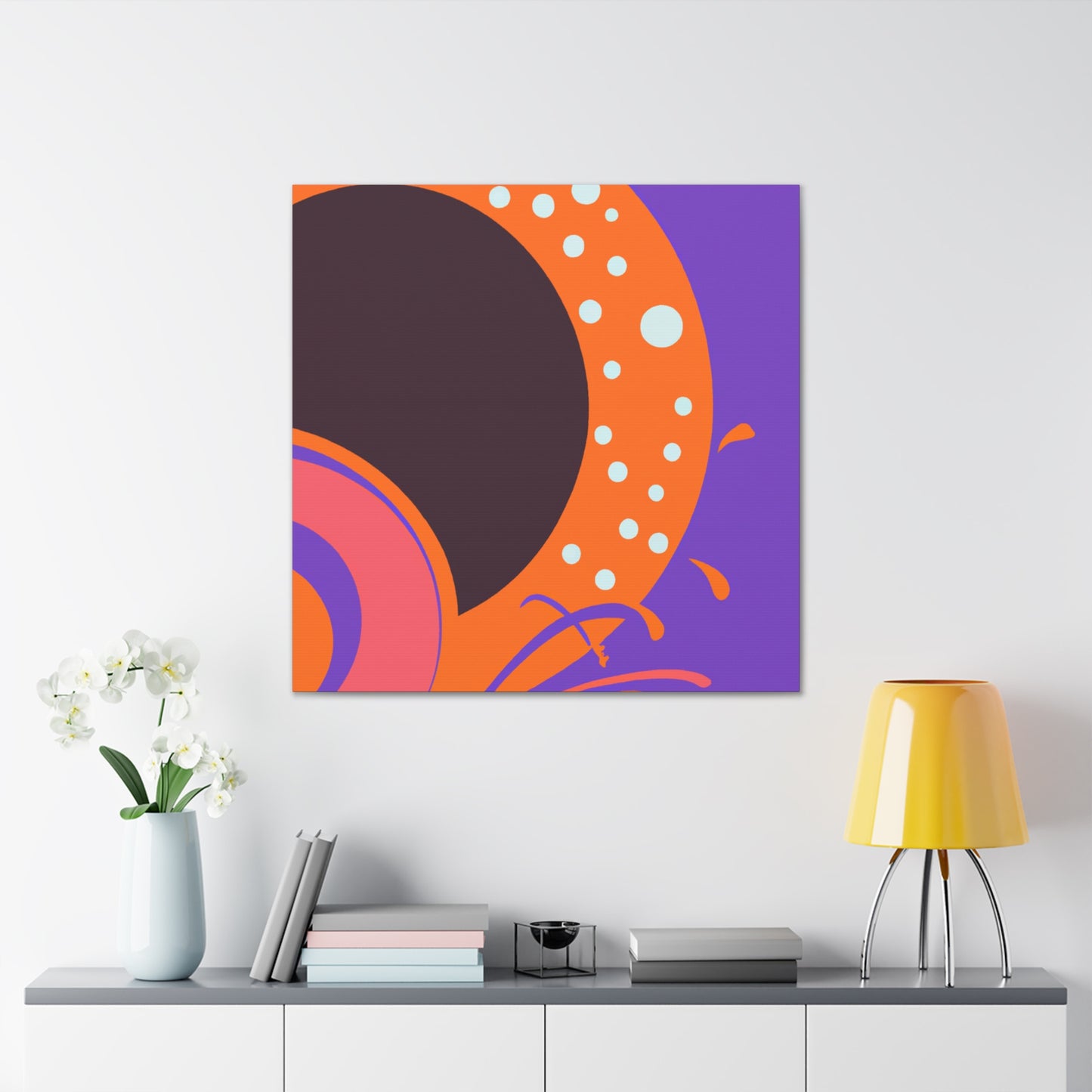 Eerie Harmony - Midcentury - Canvas