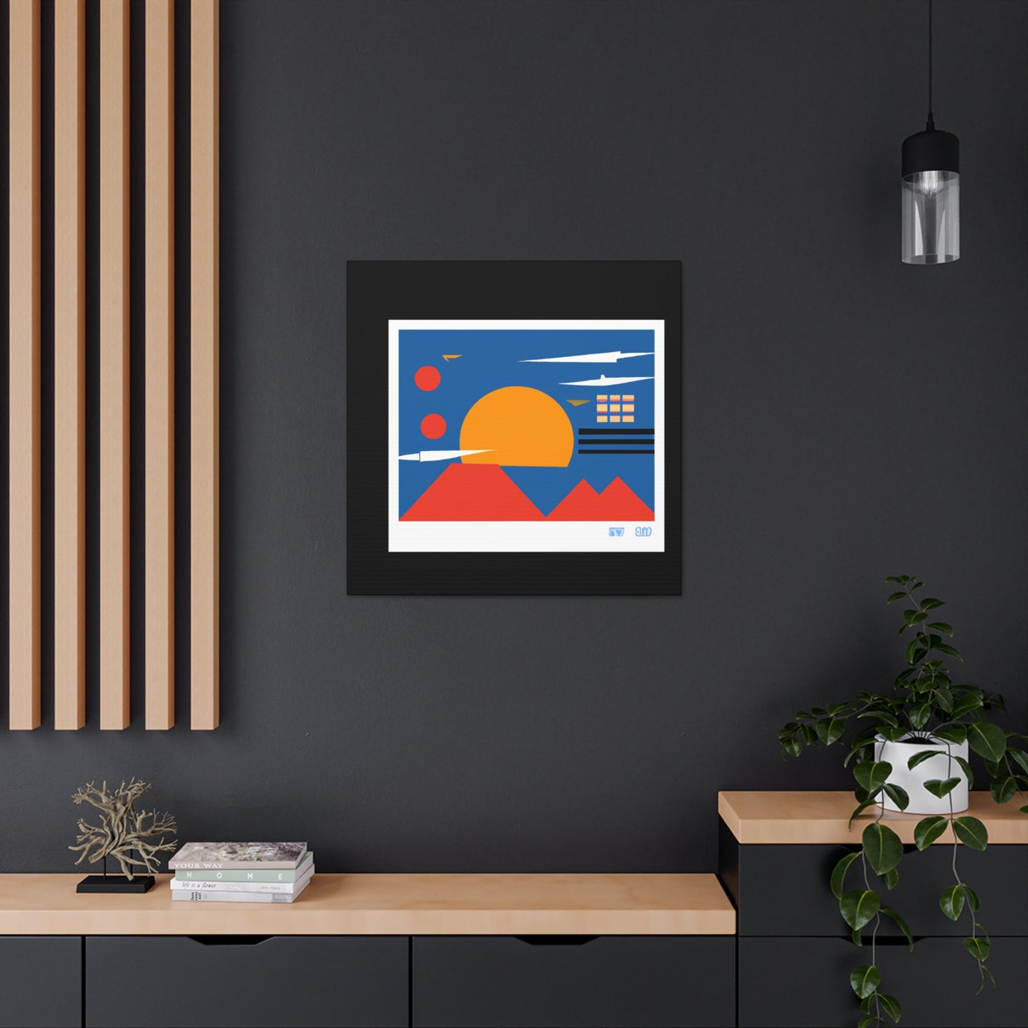 Fur-Mastodon - Midcentury Canvas