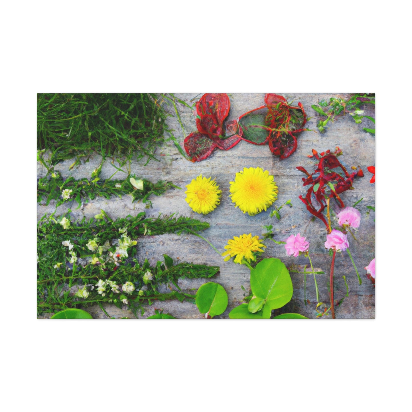 "Garden Glimmer" - Canvas - Floral