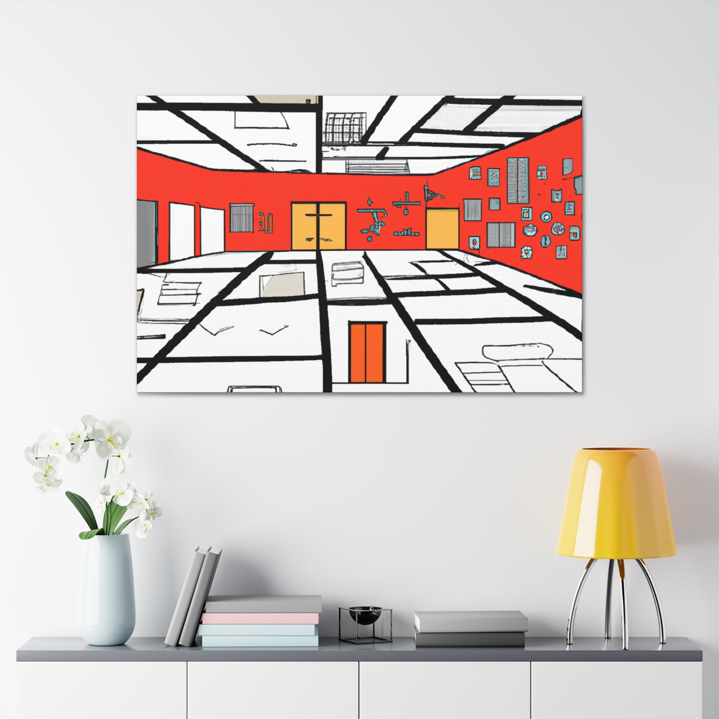 Sweeping View- Canvas - Architectural