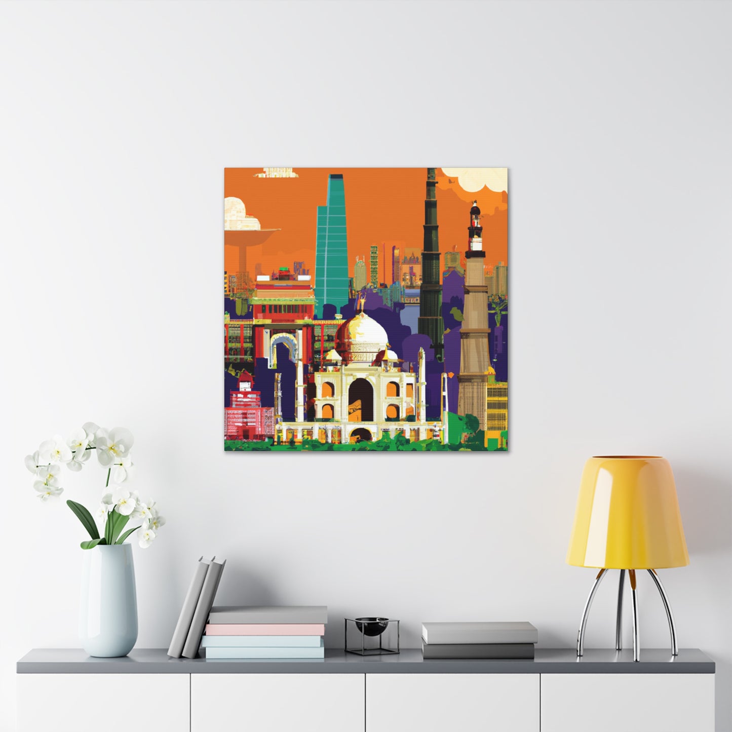 TajMahal - Destination India - Canvas