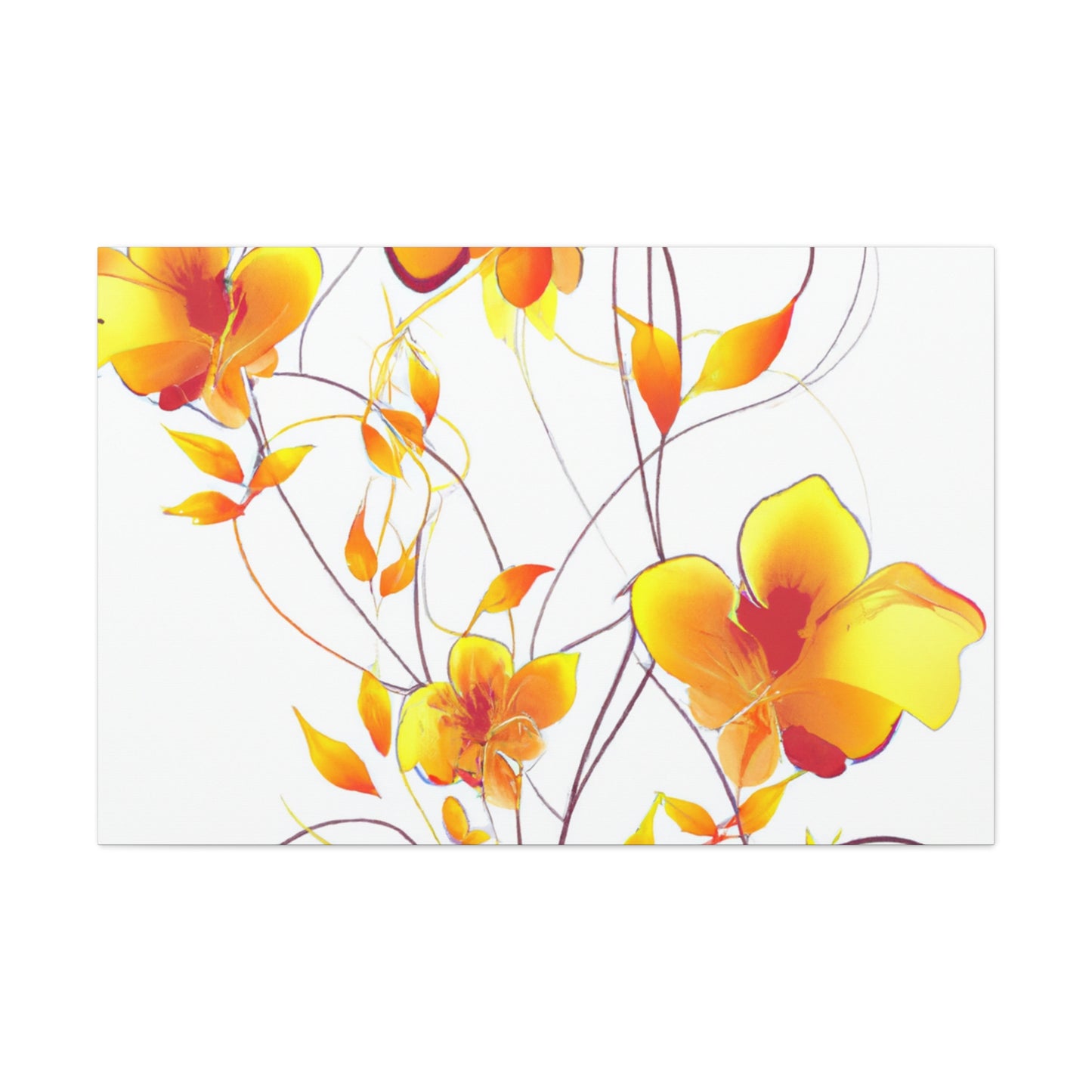 Sunshiney - Floral - Canvas