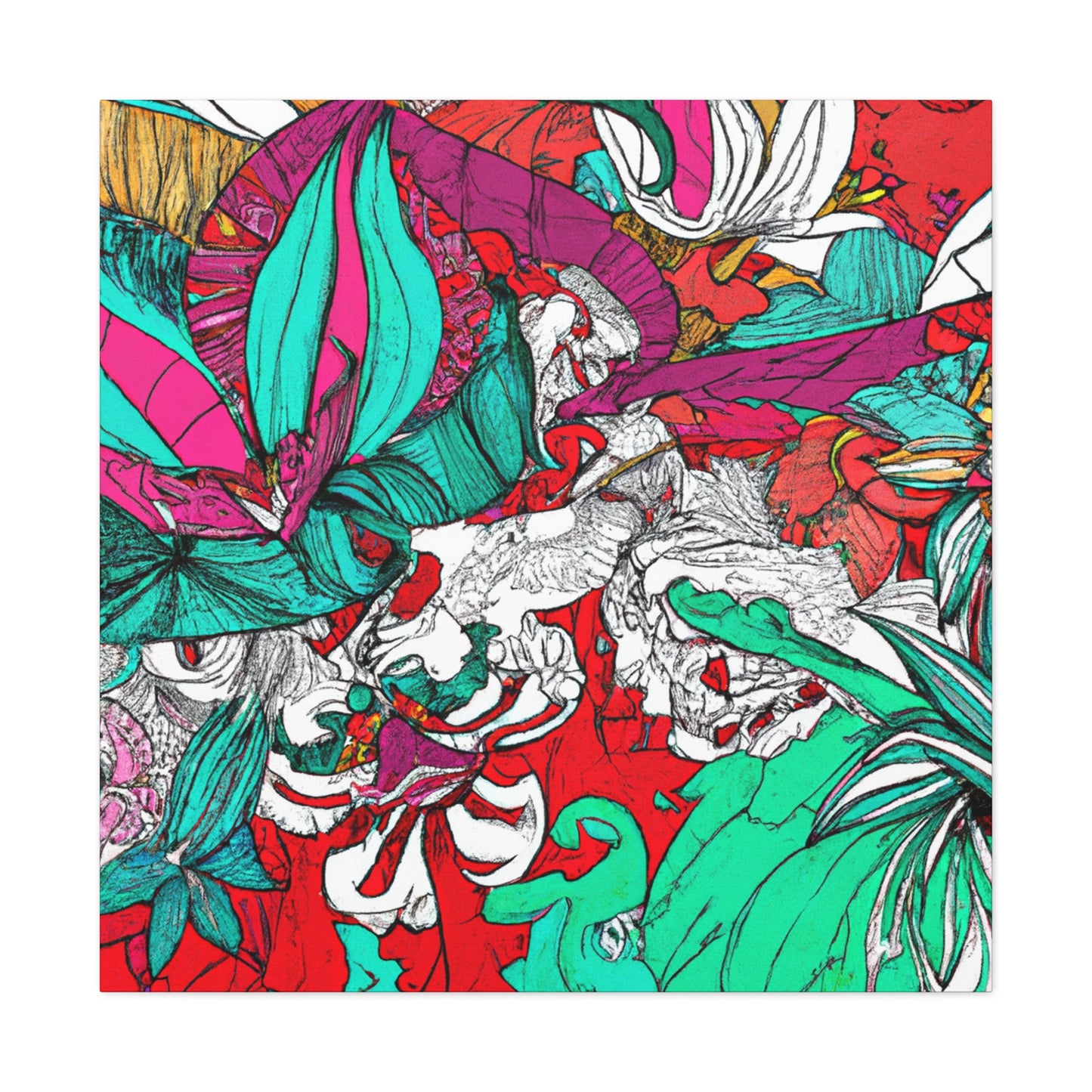 Mystery Blush - Floral - Canvas