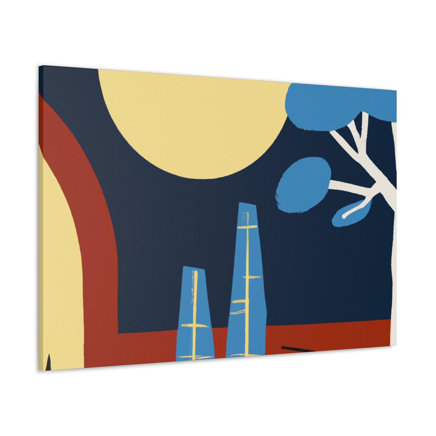 "Jubilee Sunrise - Midcentury" - Canvas