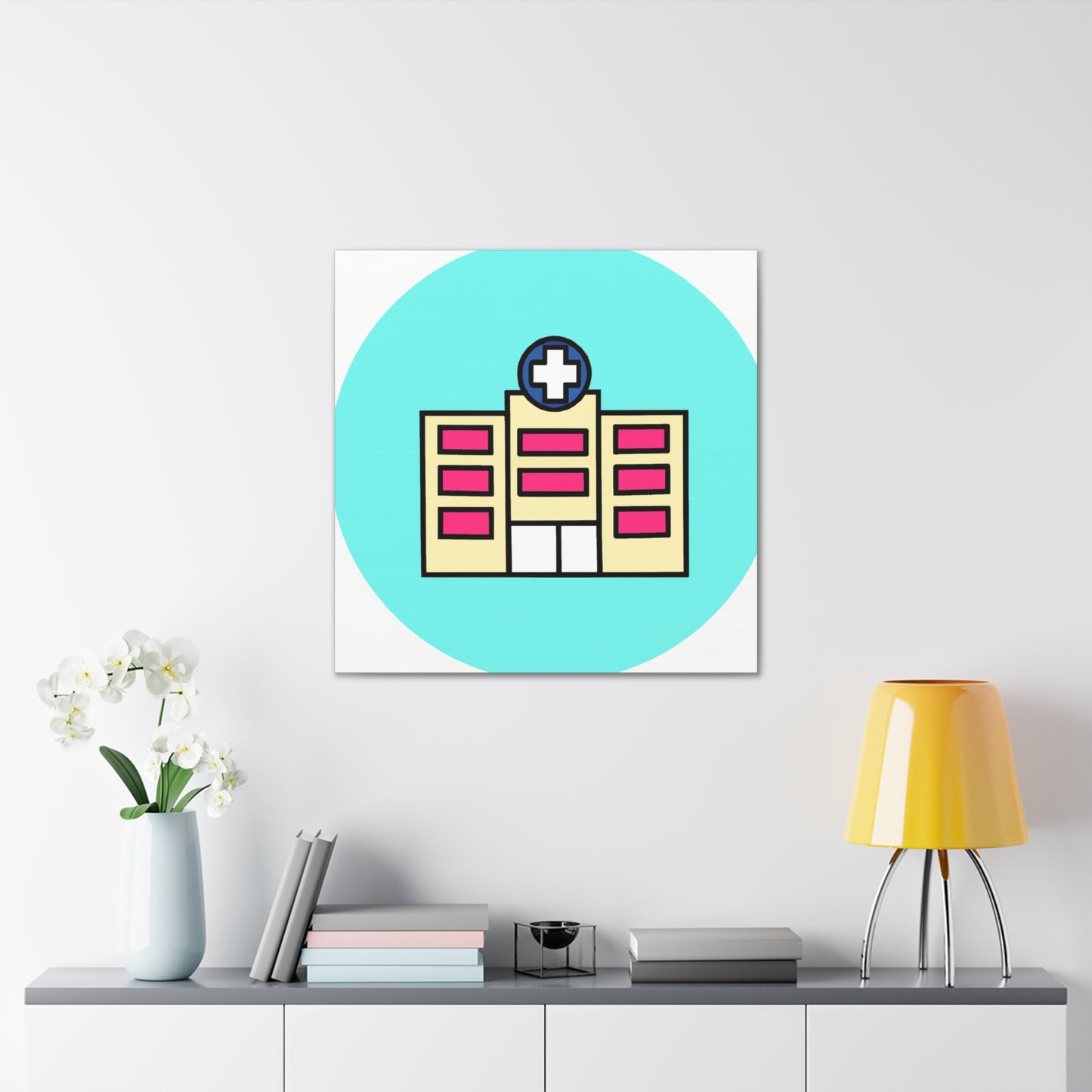 Help Is Available - Minimalism - Canvas