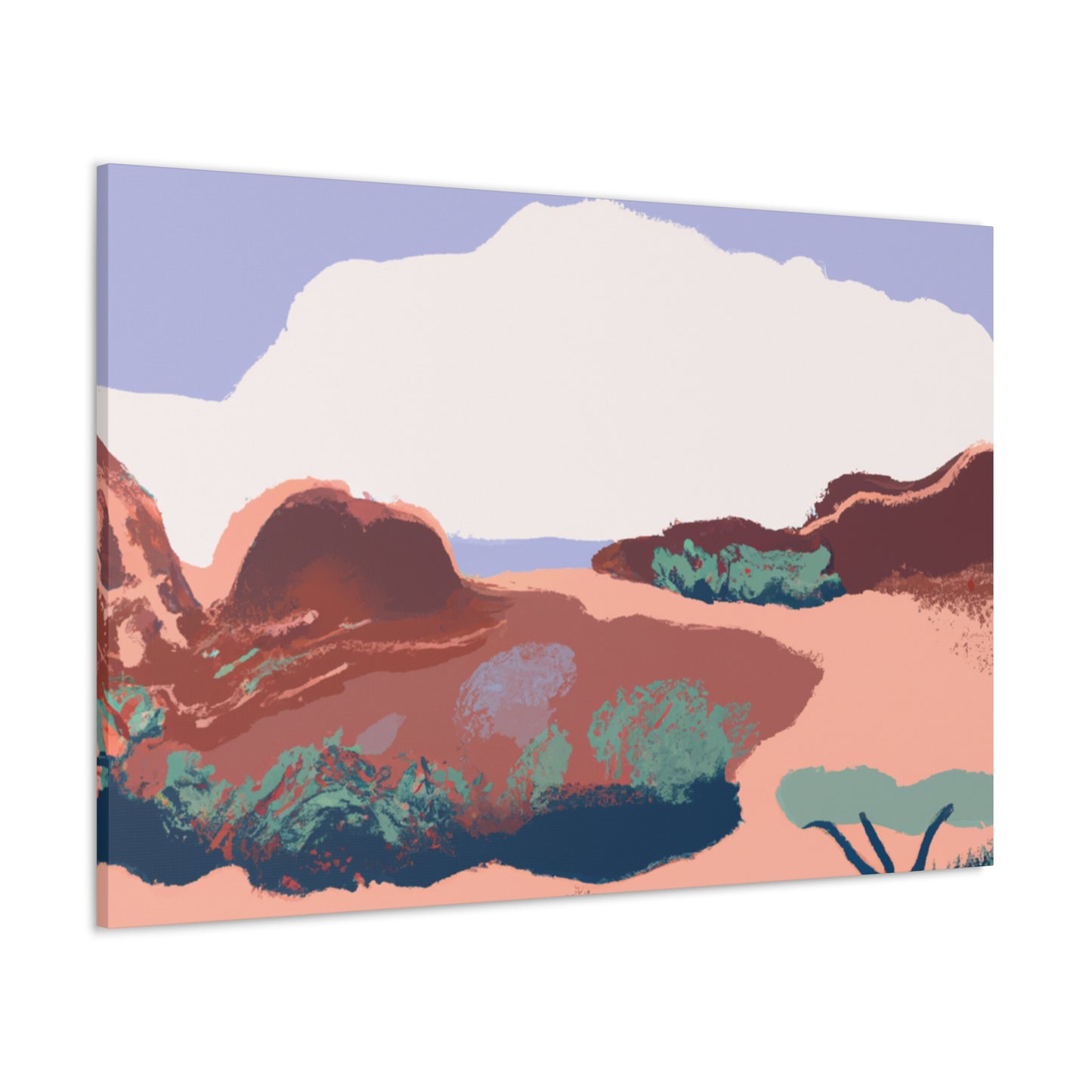 Sandstorm Oasis - Landscape - Canvas