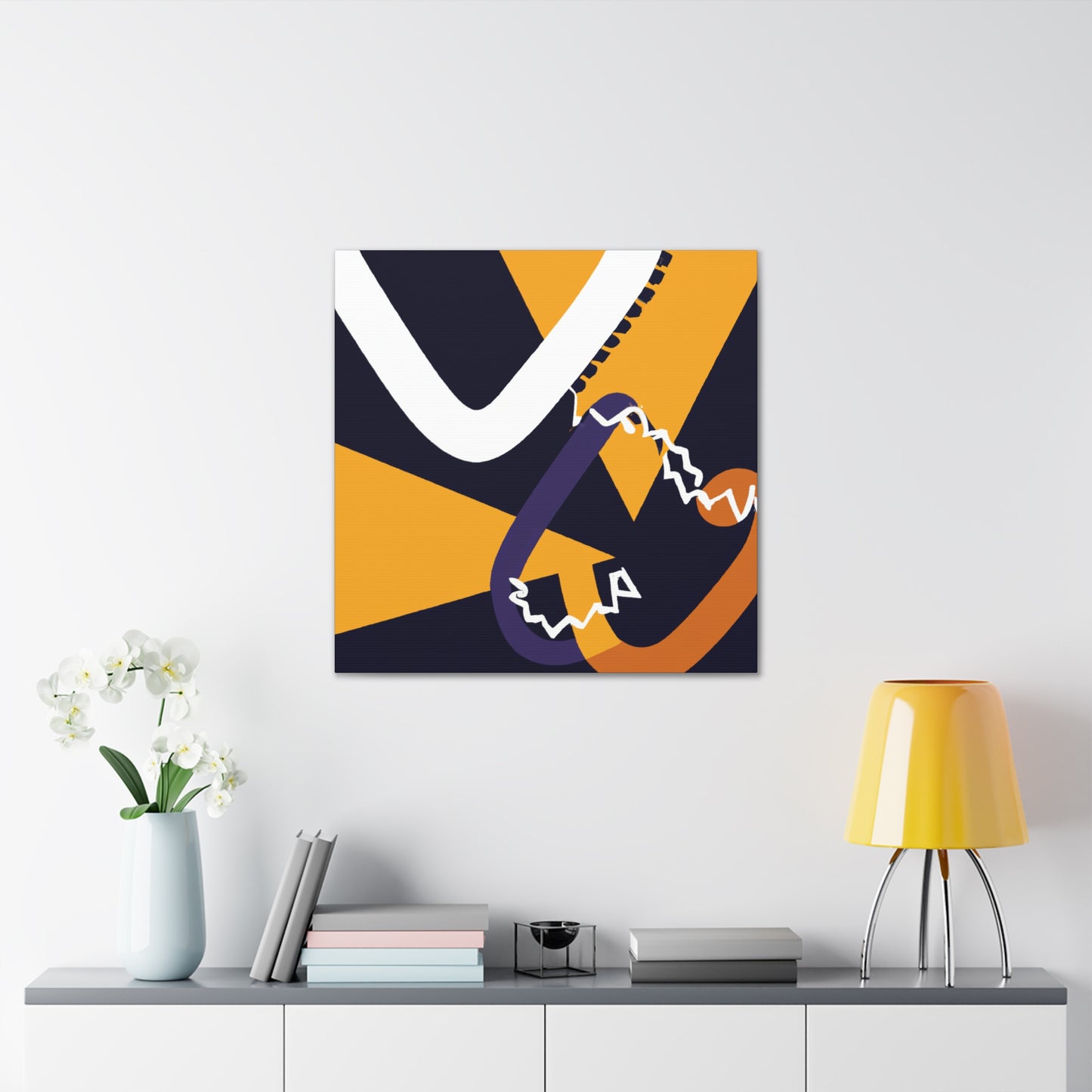 ModernMetropolis- Midcentury - Canvas