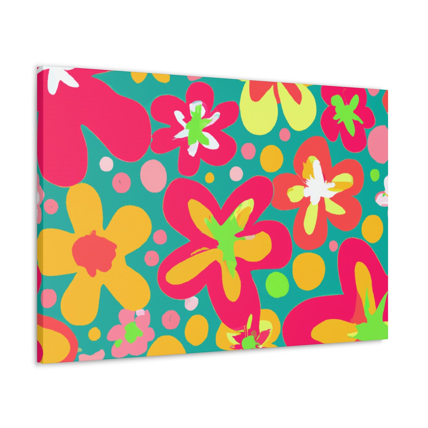 "The Garden of Blossom-filled Splendour" - Floral Canvas