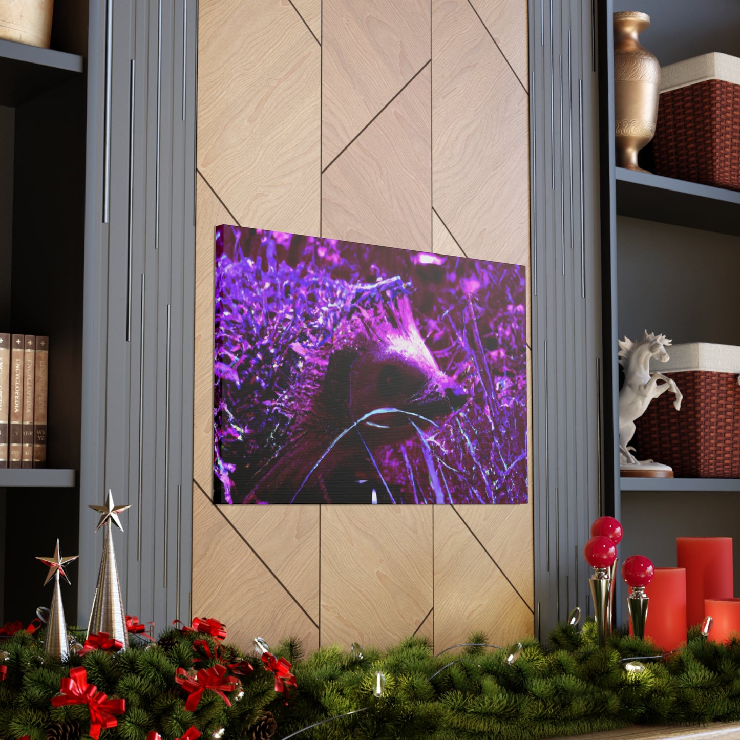 Purple Porcipine. - Canvas - Wildlife