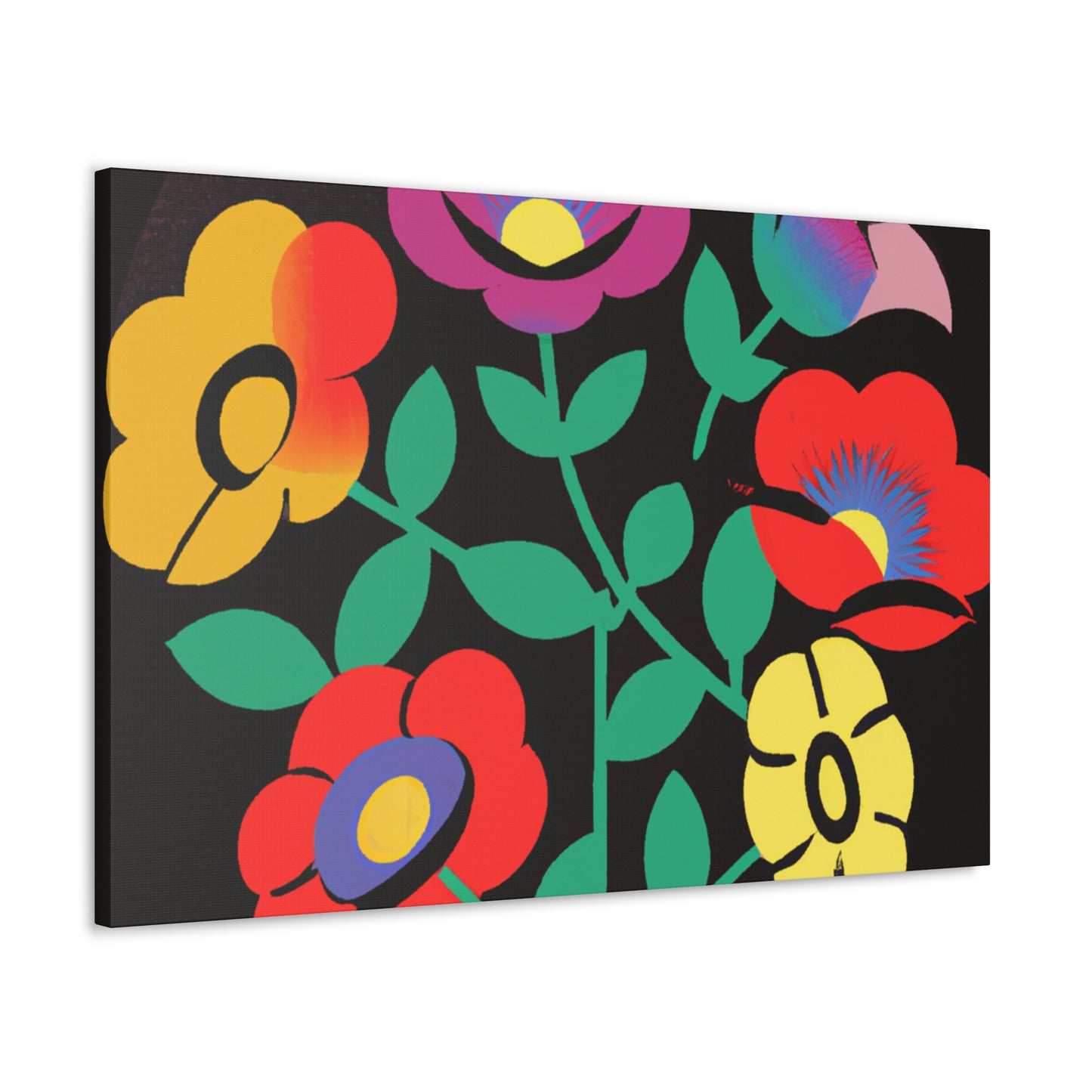 Frenzy Mammoth - Floral Canvas