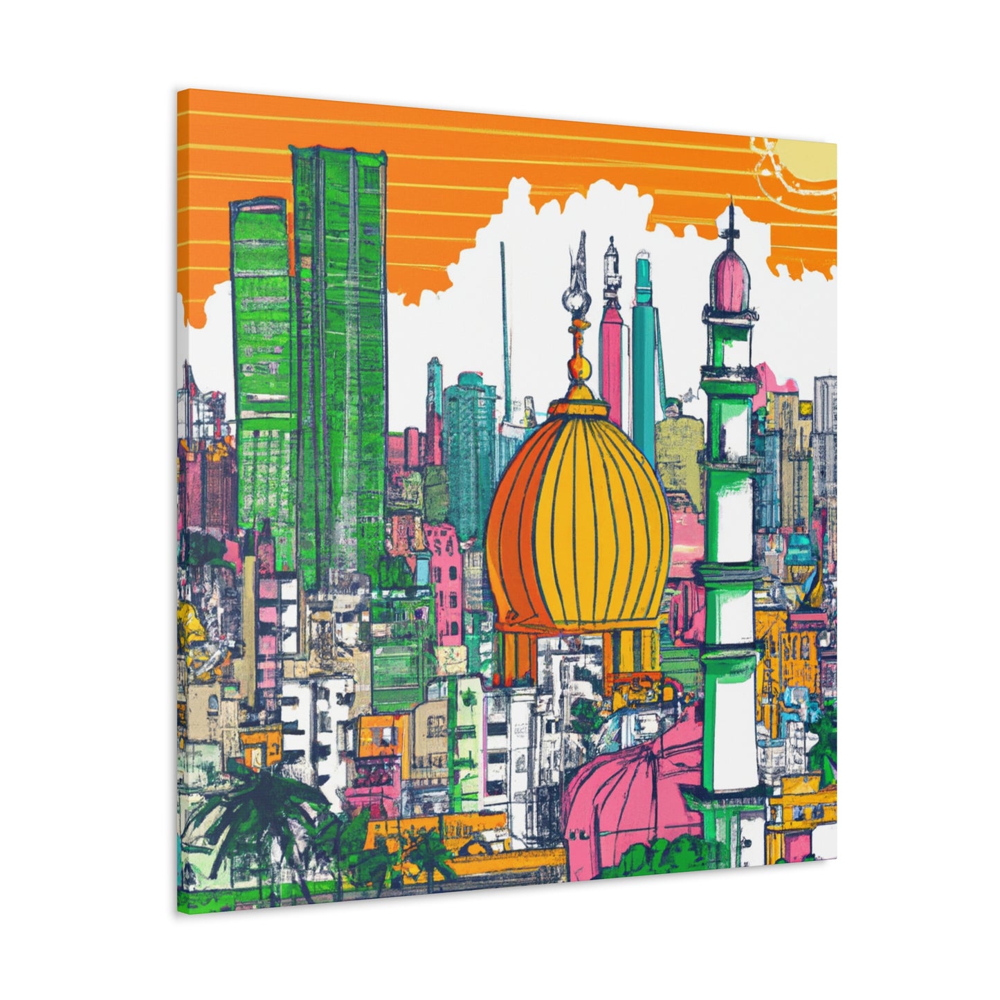 Kashmiri Mystique - Destination India - Canvas