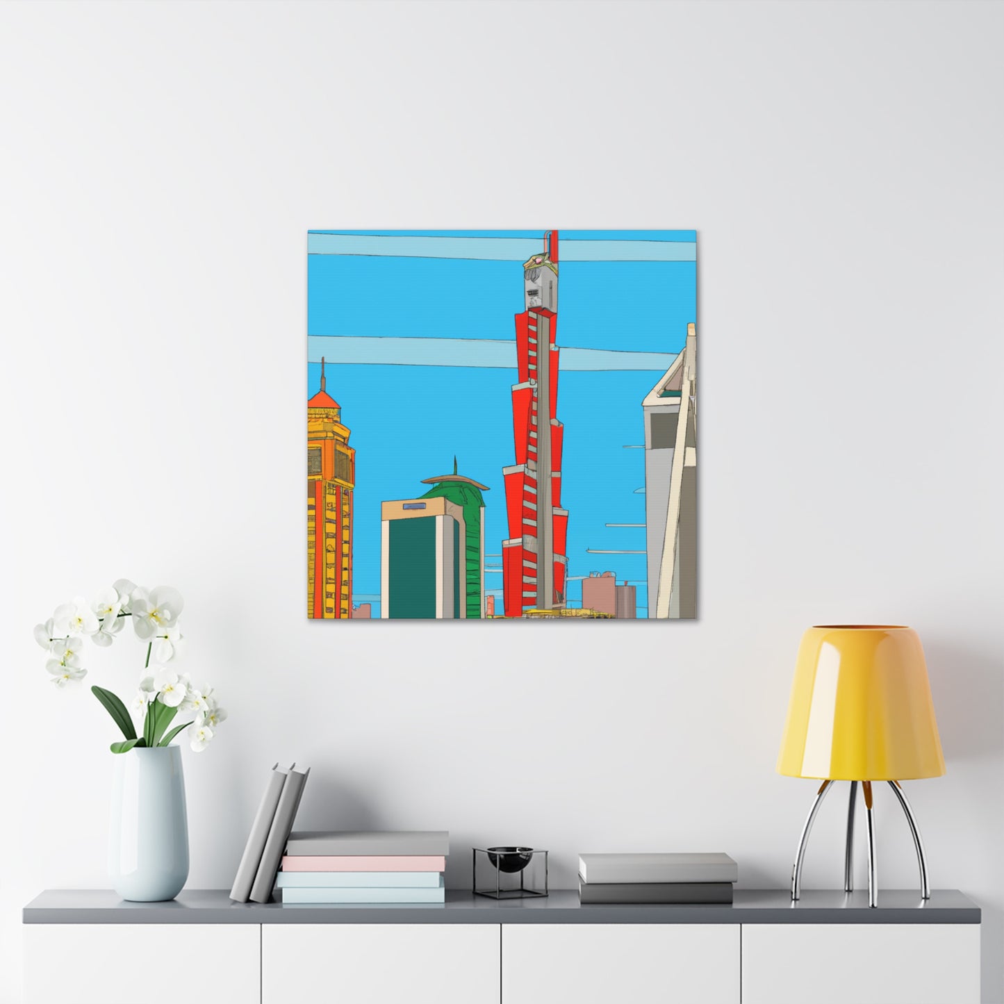 Turquoise Oasis – Destination Arab Emerates - Canvas