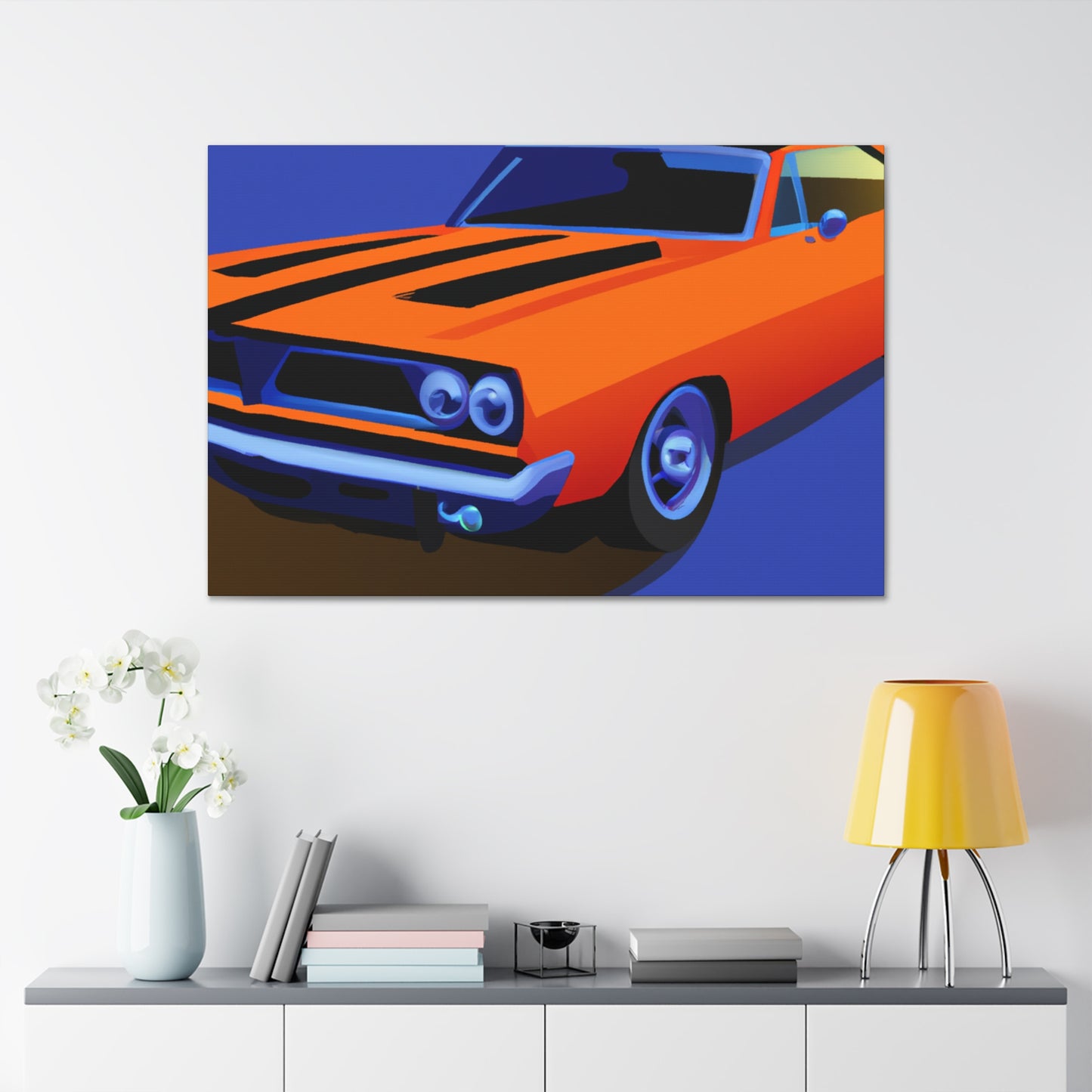 Vintage Vixen - Automobile - Canvas