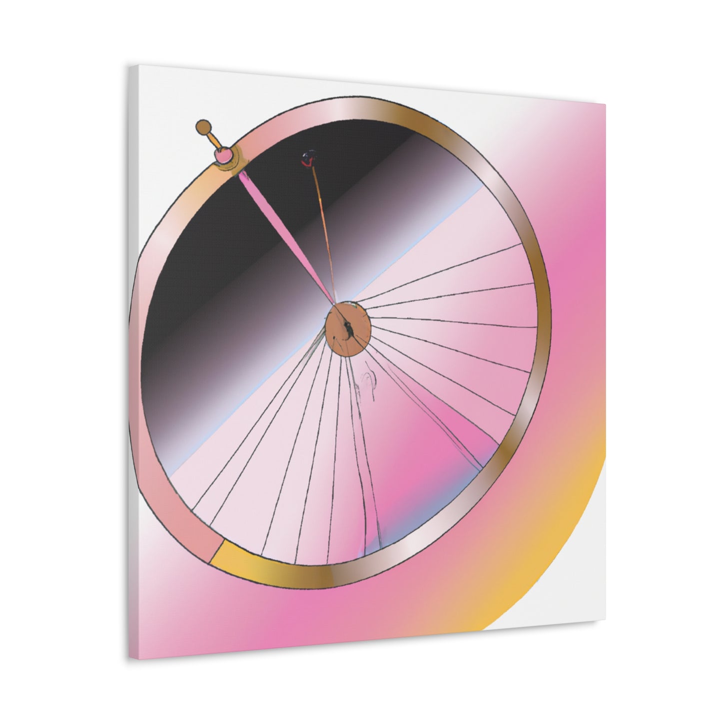 "Wheel Moderne" - Art Deco Canvas