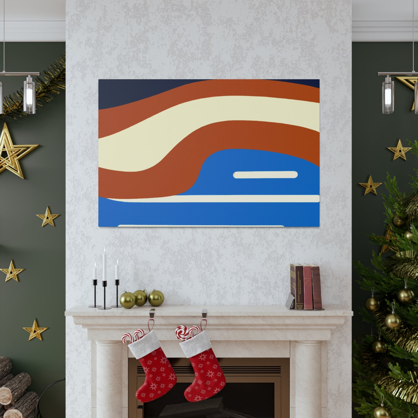 Sleek Run - Midcentury Canvas