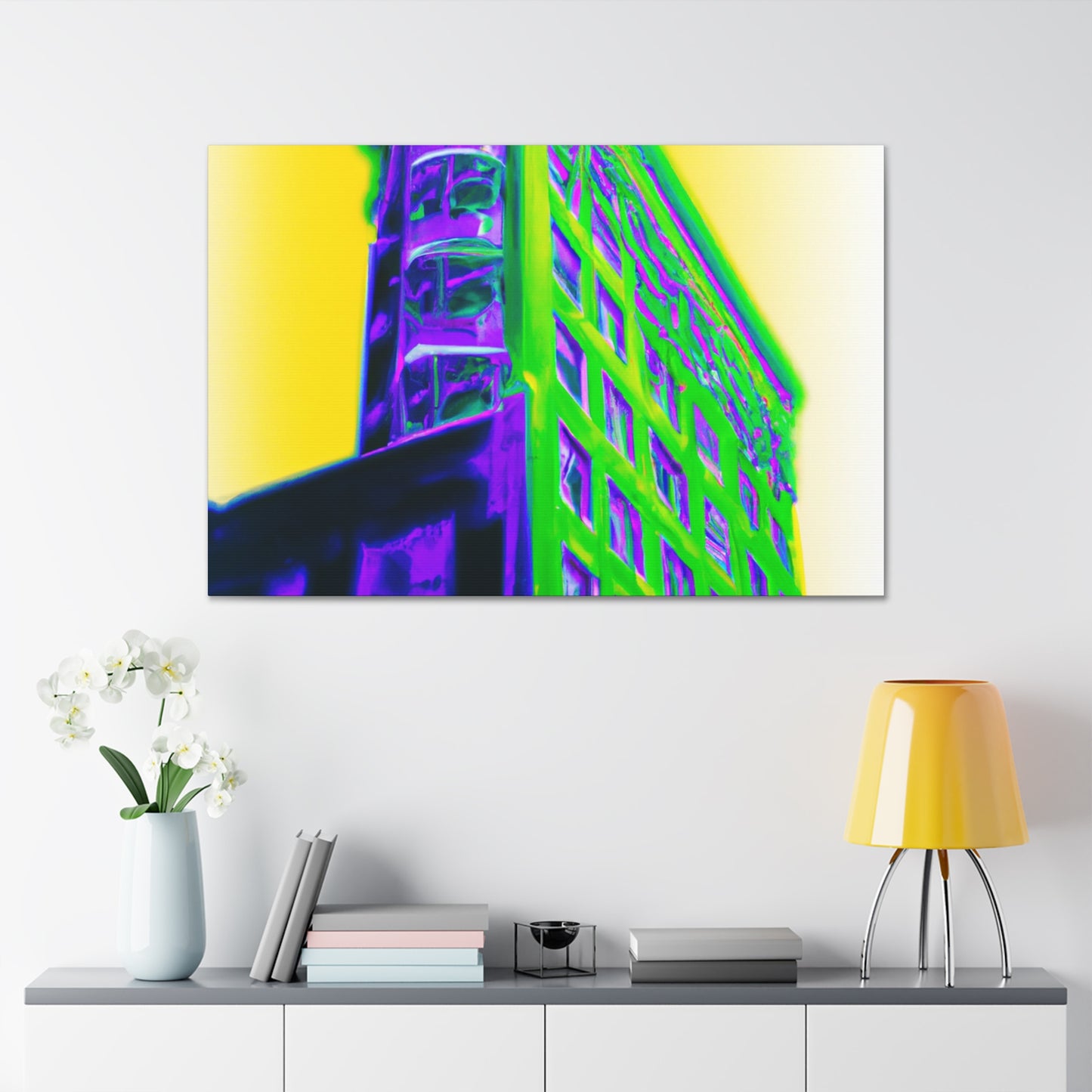 "Futuristic Geoforms" - Architectural Canvas