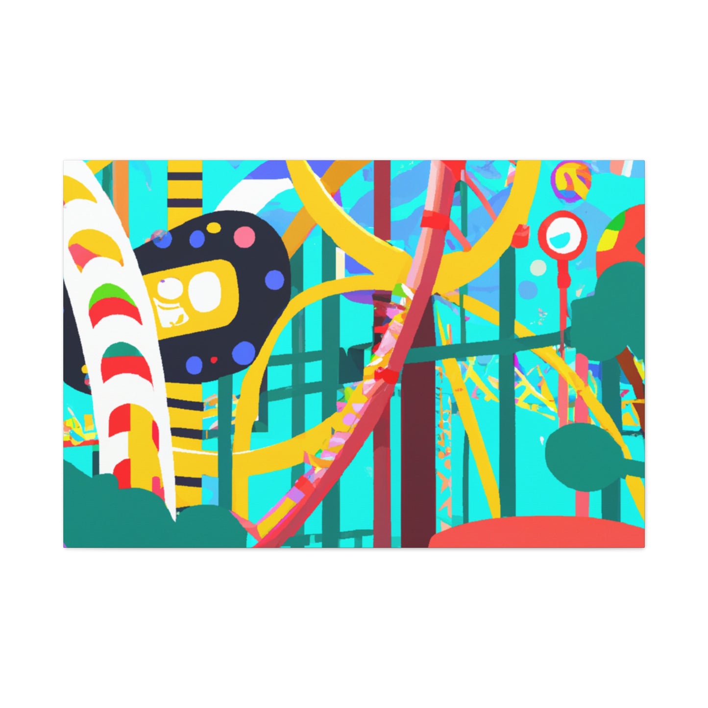 Funtastic Falls - Amusement - Canvas