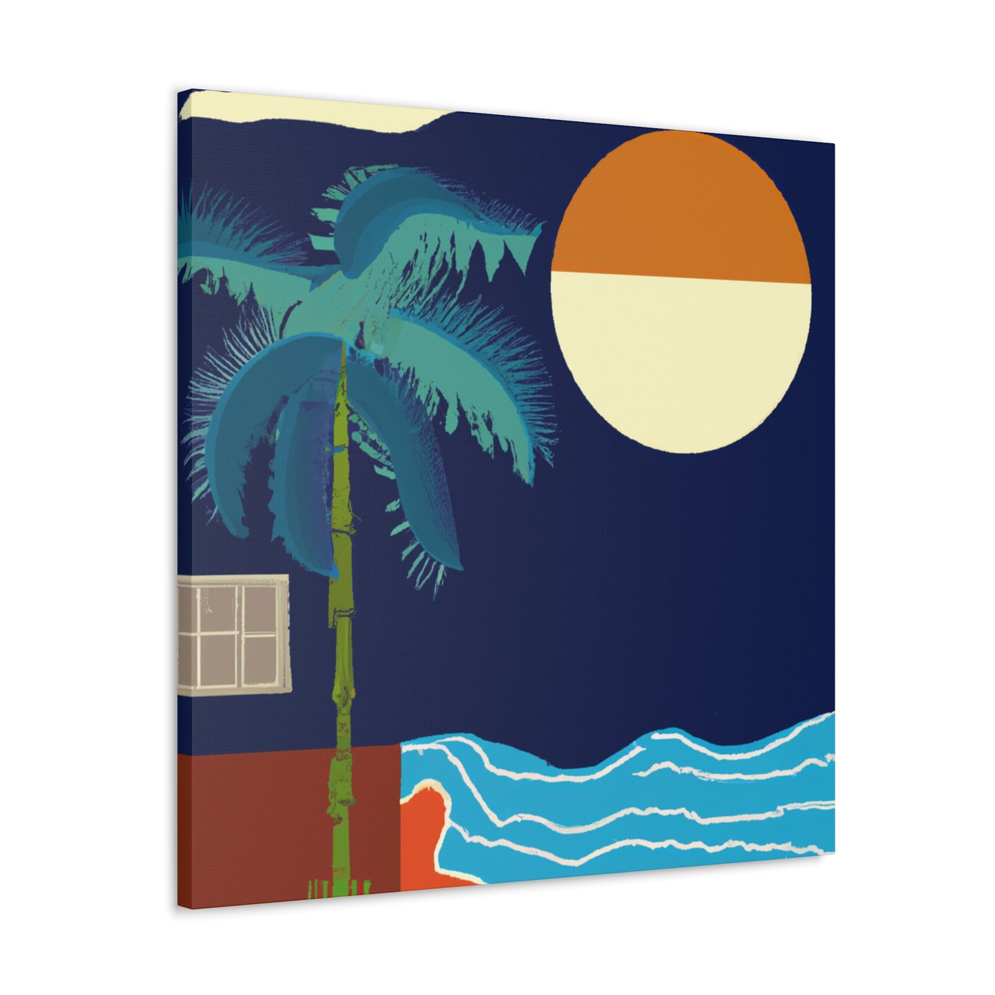 "Fanciful Farewell- Midcentury" - Canvas