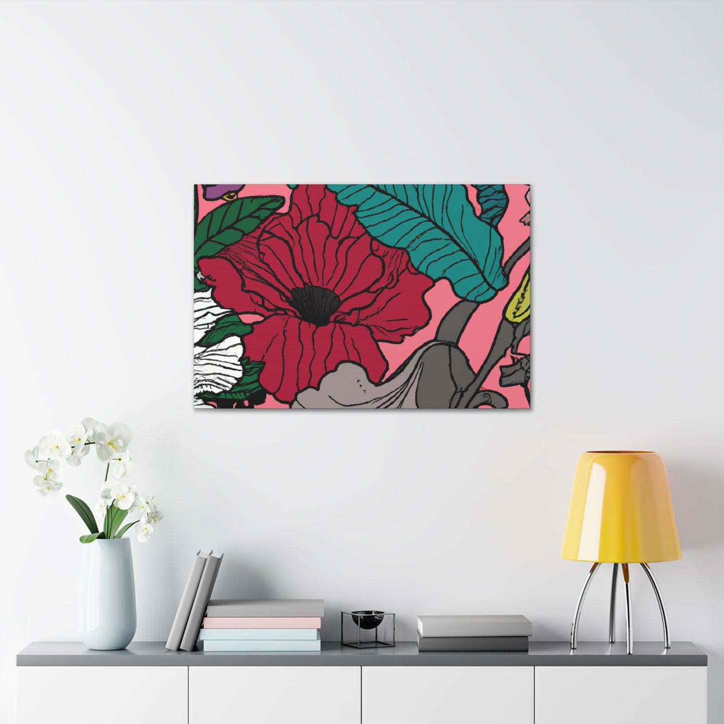 Sunshiney - Floral - Canvas