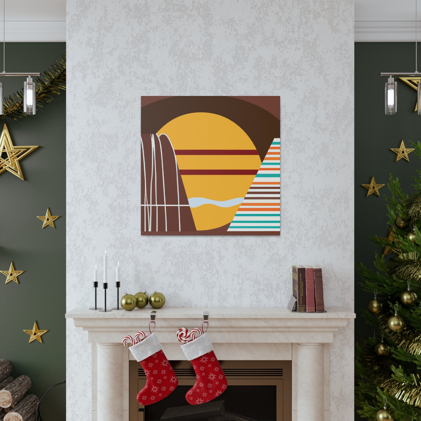 Peru- Midcentury Canvas