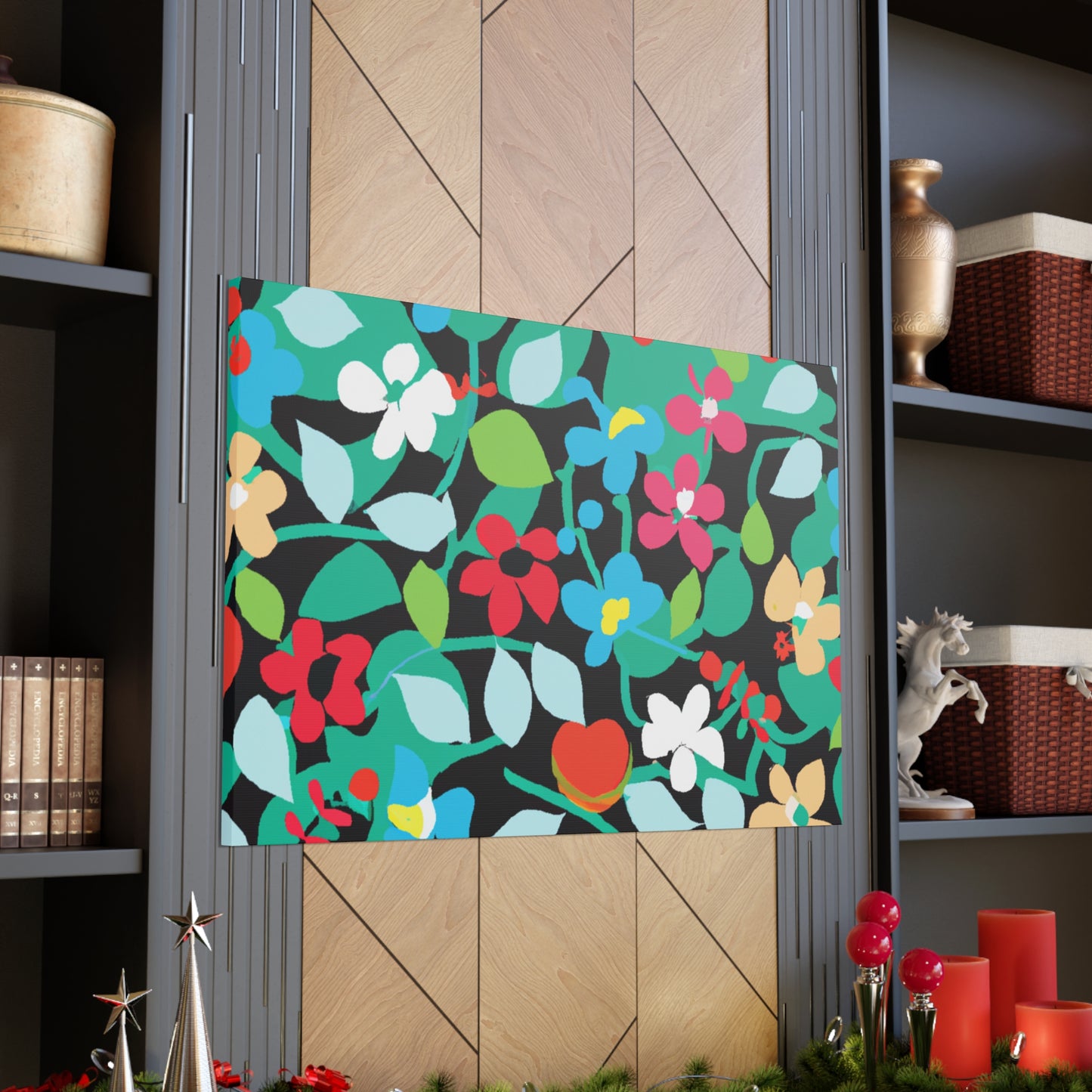 Blooming Happiness - Floral Canvas