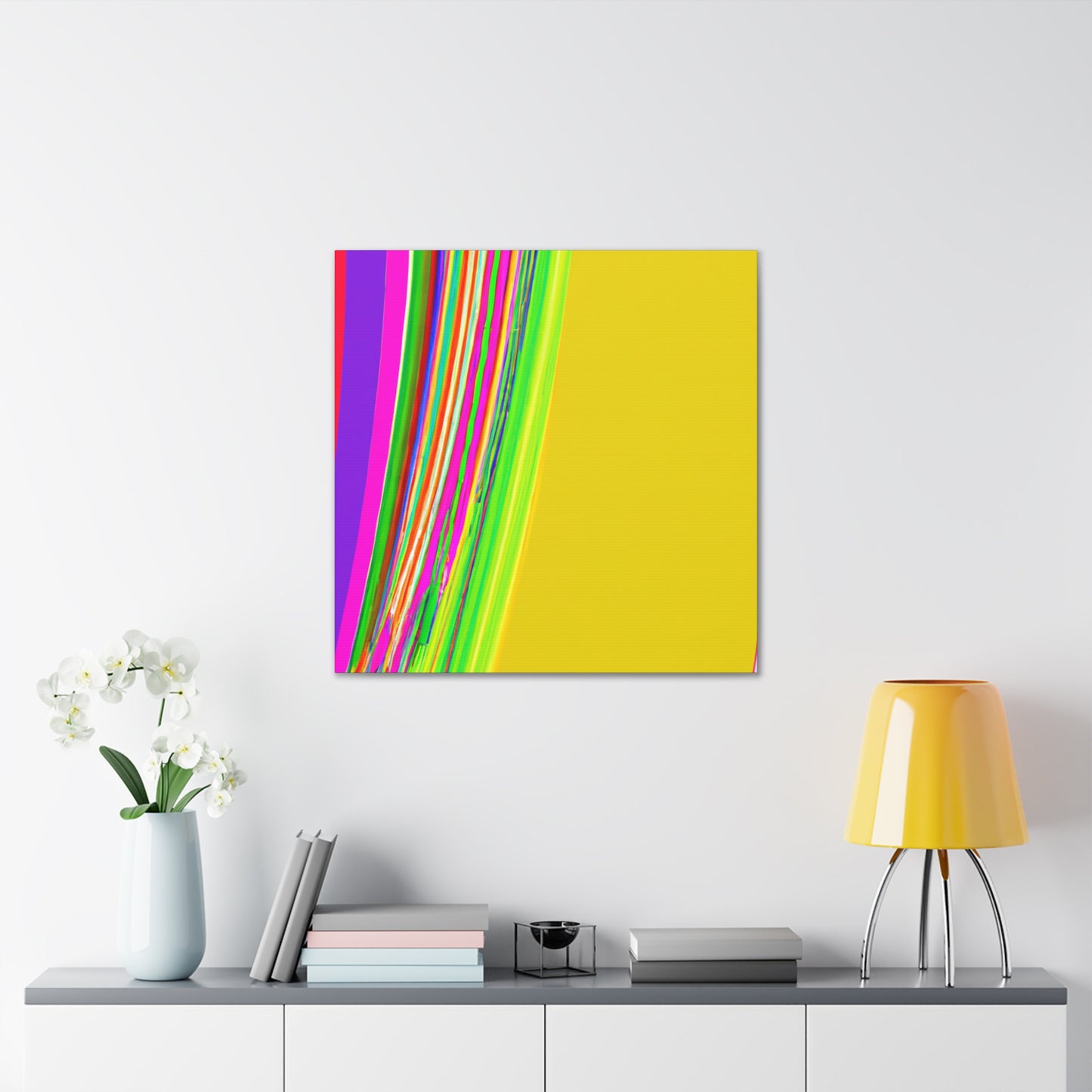 Rainbow Blast - Abstract - Canvas