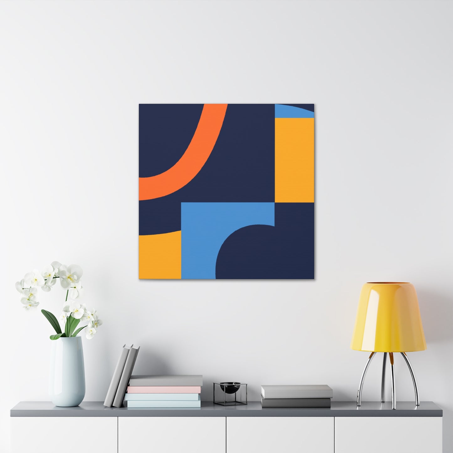 Groovy Geometry - Midcentury - Canvas