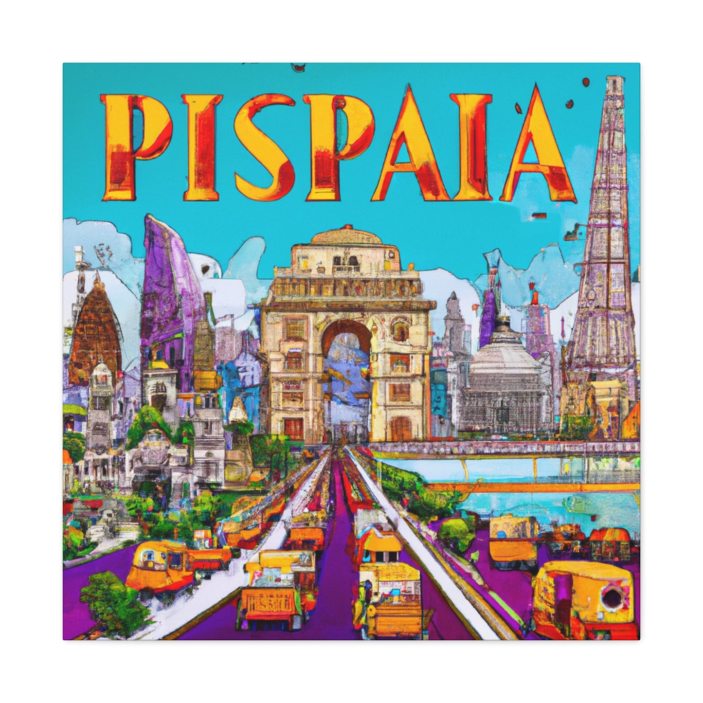 Bollywood Bliss - Destination India - Canvas