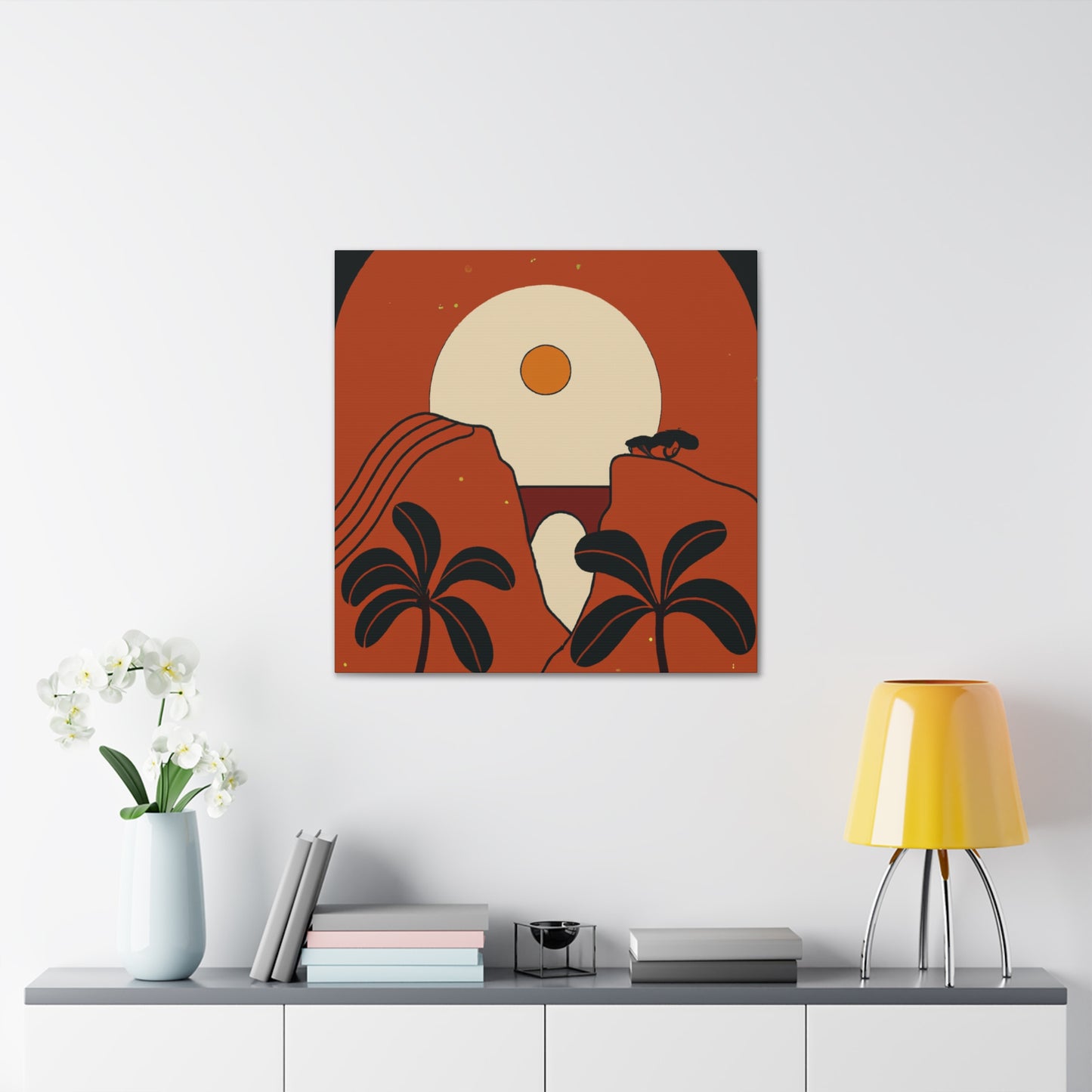 Timekeeper - Midcentury - Canvas