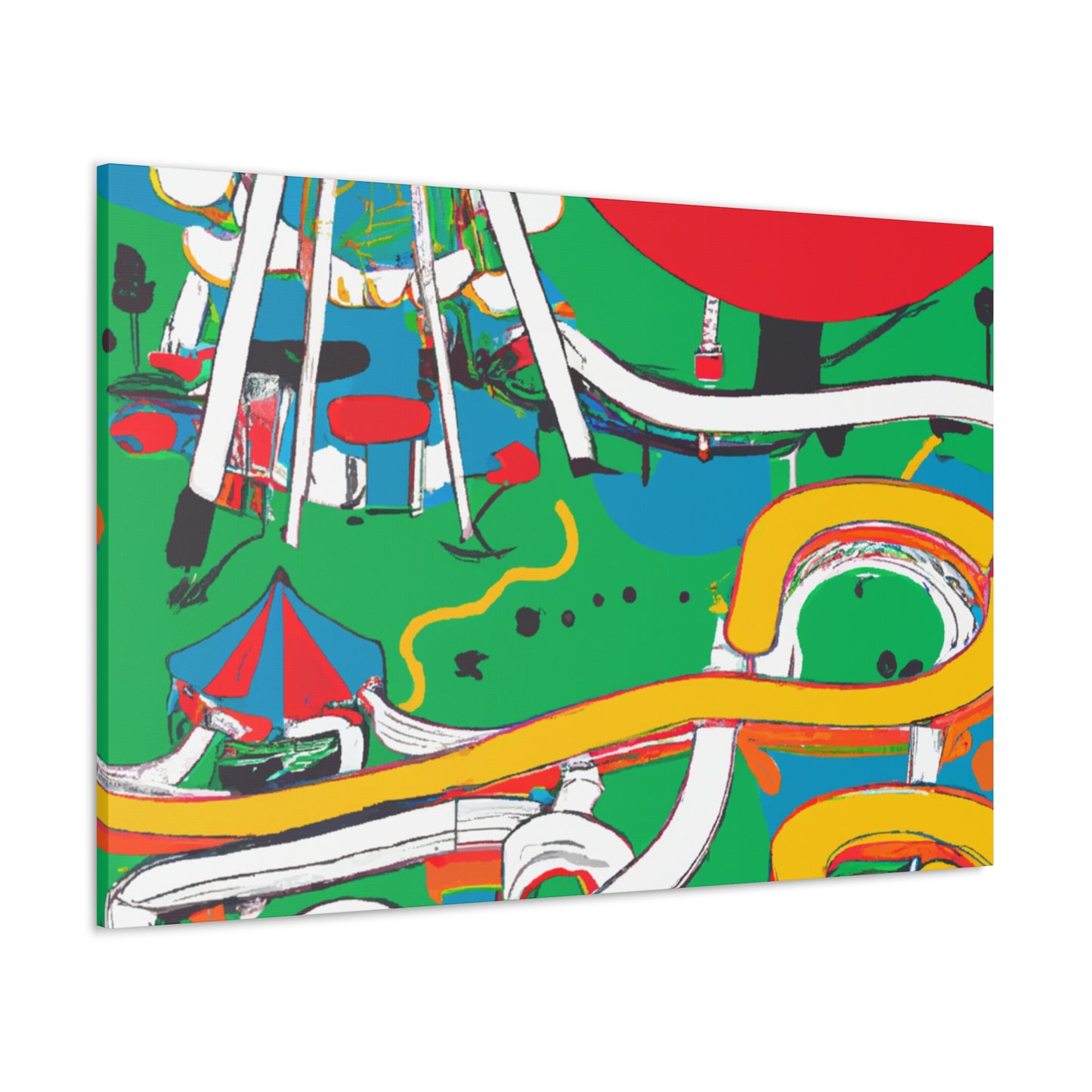Frosty Frolics - Amusement - Canvas