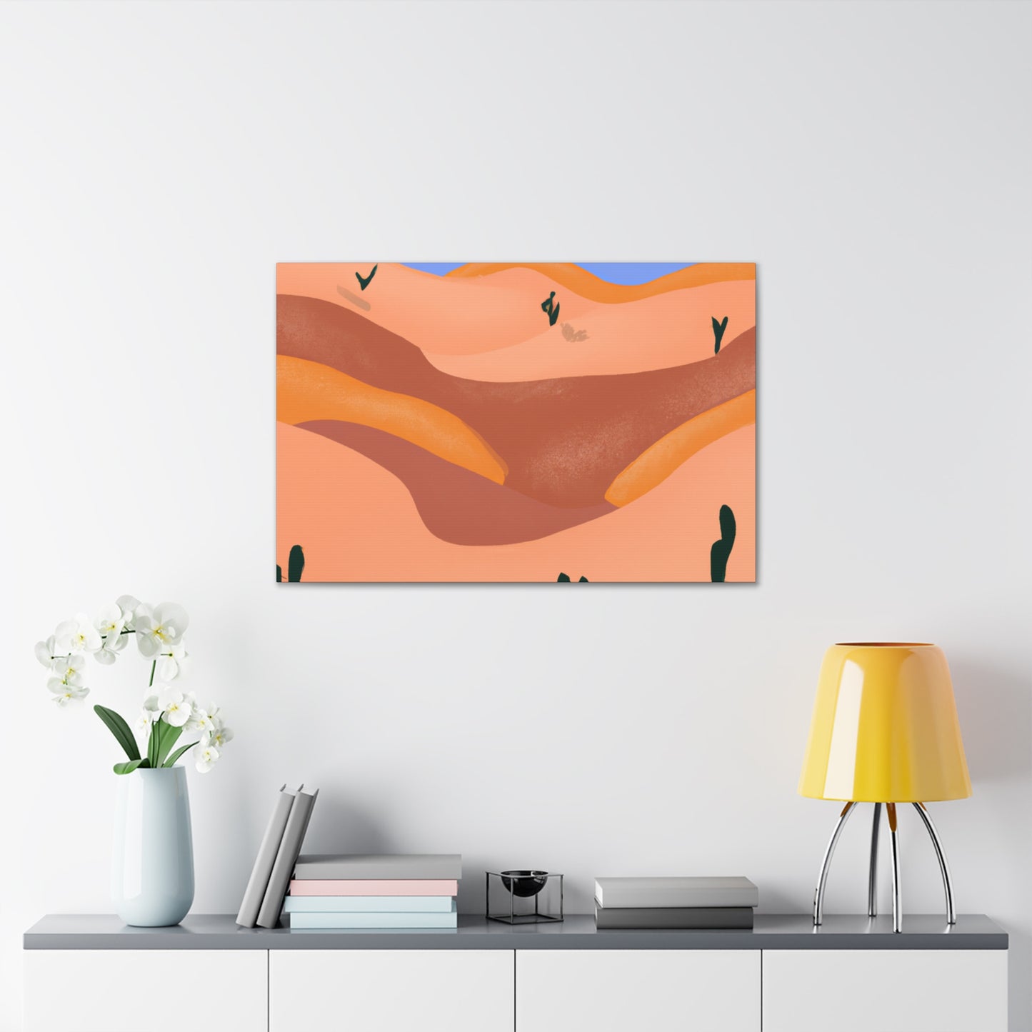 Baroque Beauty - Vintage Contemporary - Desert - Canvas