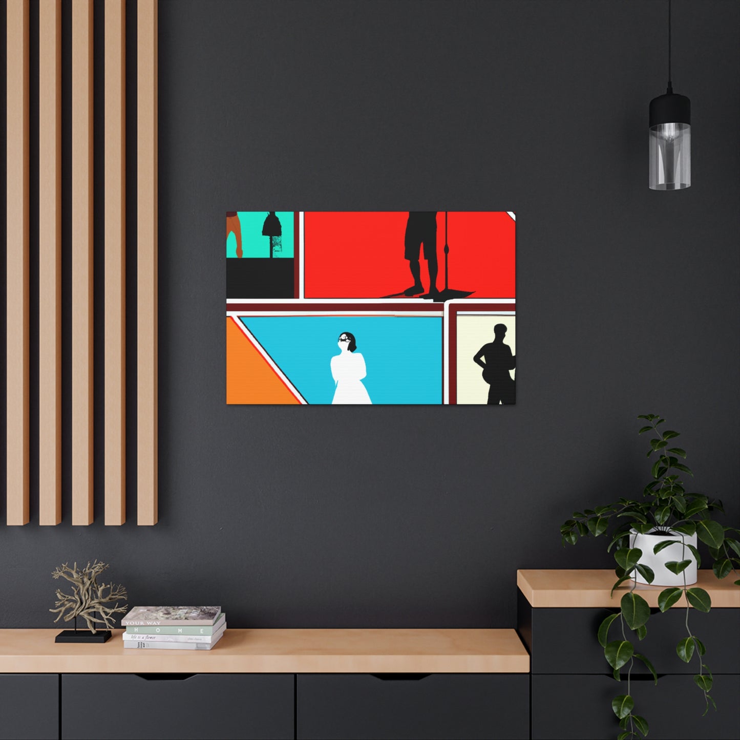 Rock-A-Console - Retro Music and Film Canvas