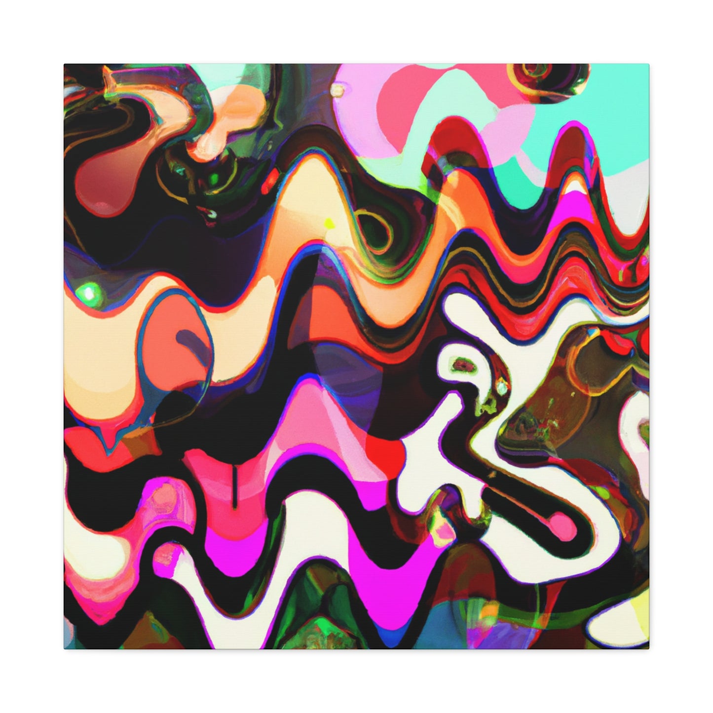 Icecloud Rain - Abstract - Canvas