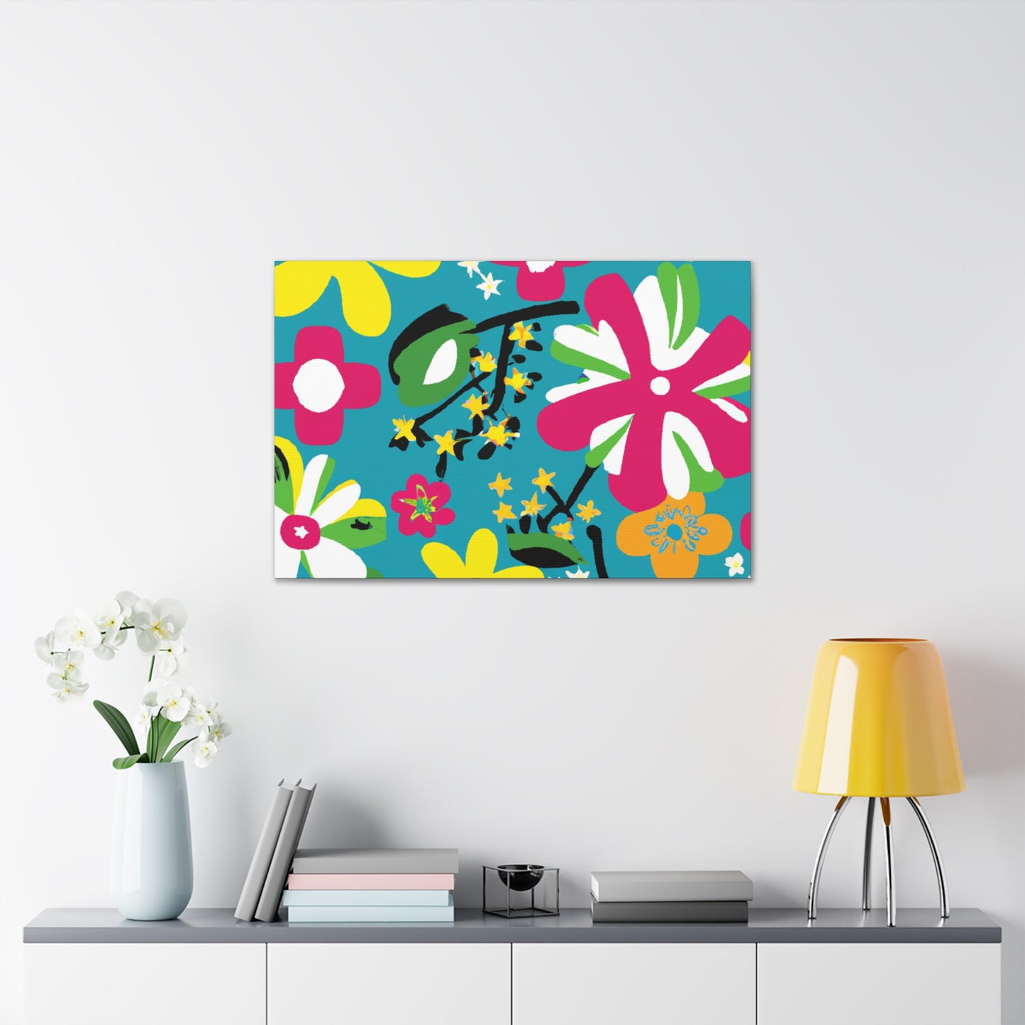 Serenity Blossom - Floral Canvas