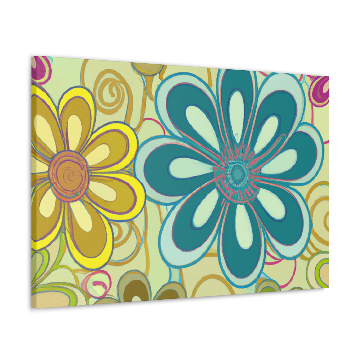 Blossomy - Floral - Canvas
