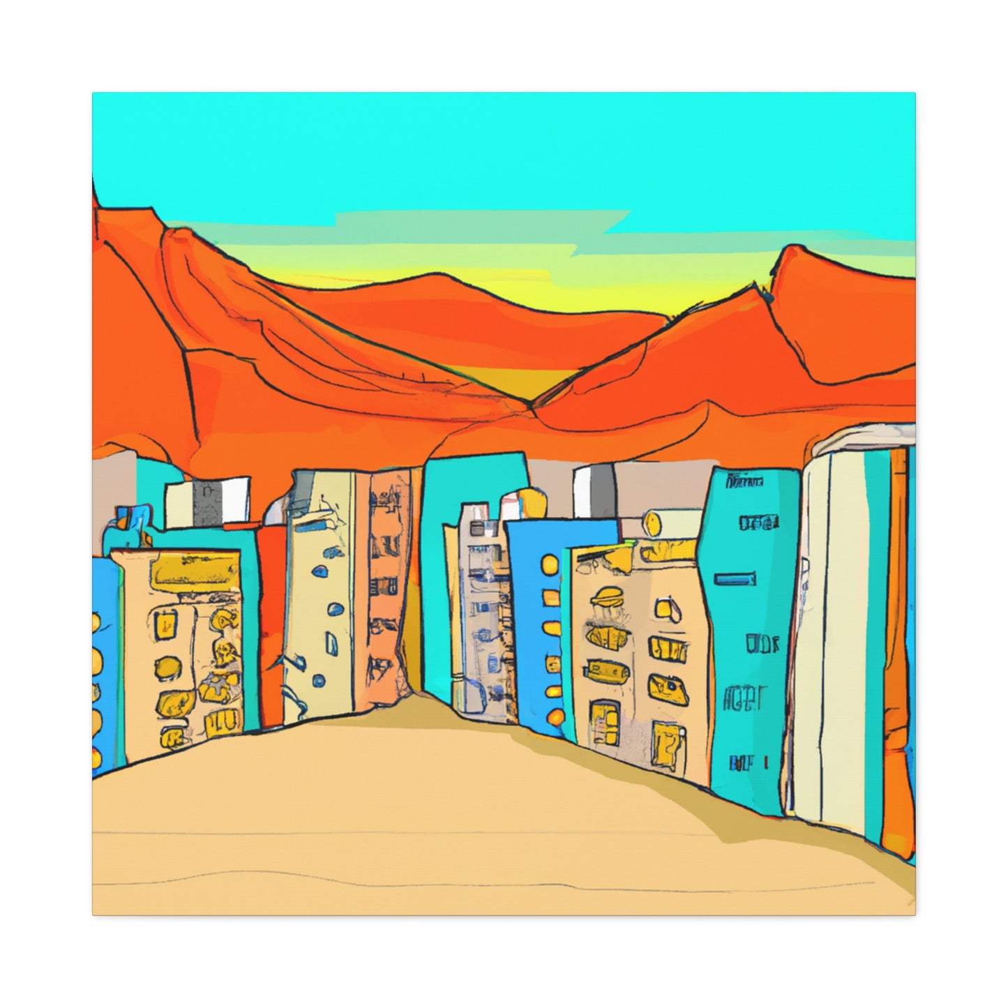 Dune Dweller - Architectural - Canvas