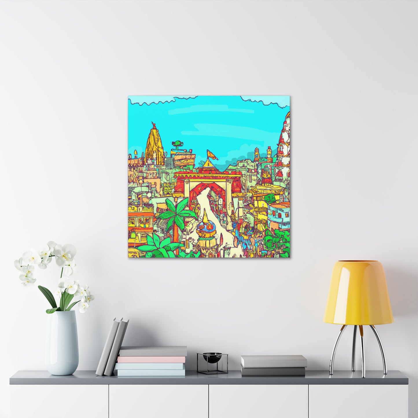 Drishti - Destination India - Canvas