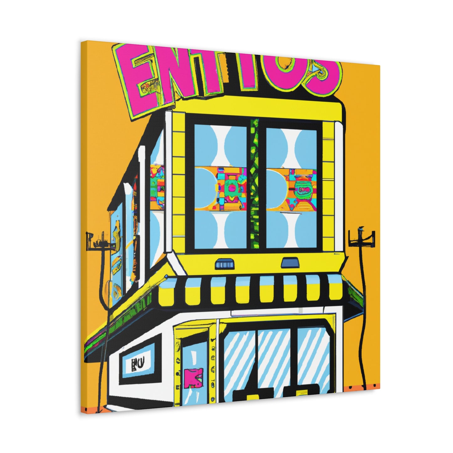 Moonshine Milkshake Parlor - Canvas - Pop Art